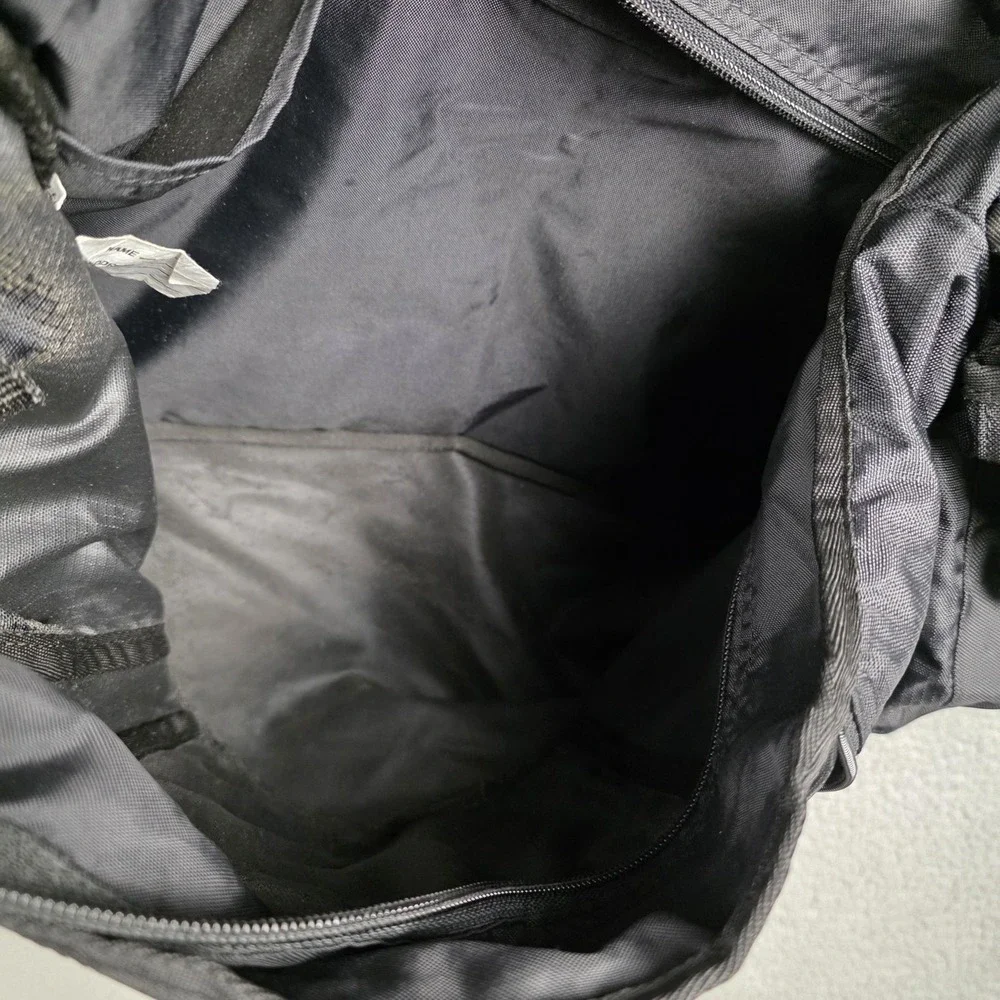 L.L. Bean Messenger Bag Mens Large Black Nylon Crossbody Travel Organizer